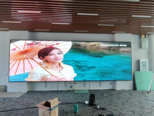 乐安P1.53led小间距屏安装案例